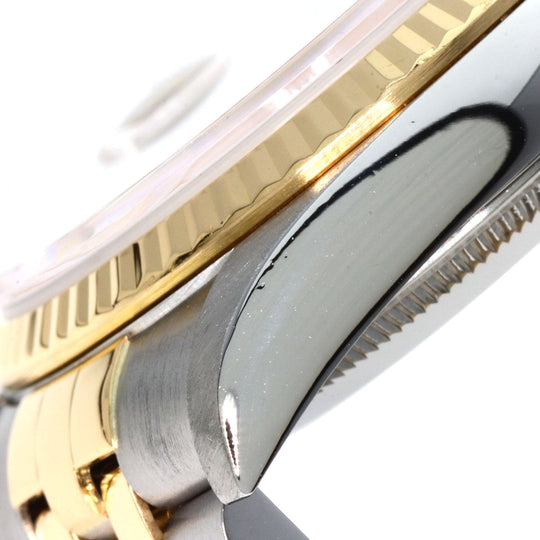 ROLEX Watches Mechanical Automatic 16233G Stainless Steel gold Datejust 10P Diamond Champagne Gold dial
