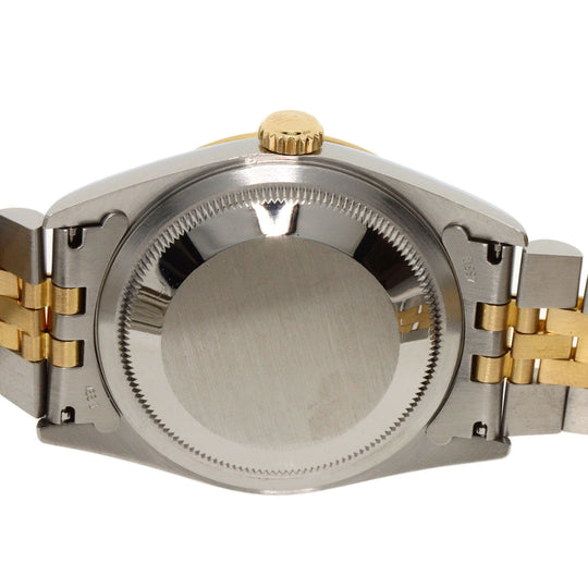 ROLEX Watches Mechanical Automatic 16233G Stainless Steel gold Datejust 10P Diamond Champagne Gold dial