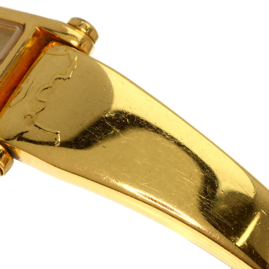 GUCCI Watches Quartz 1500L Gold Plated gold Square face gold dial