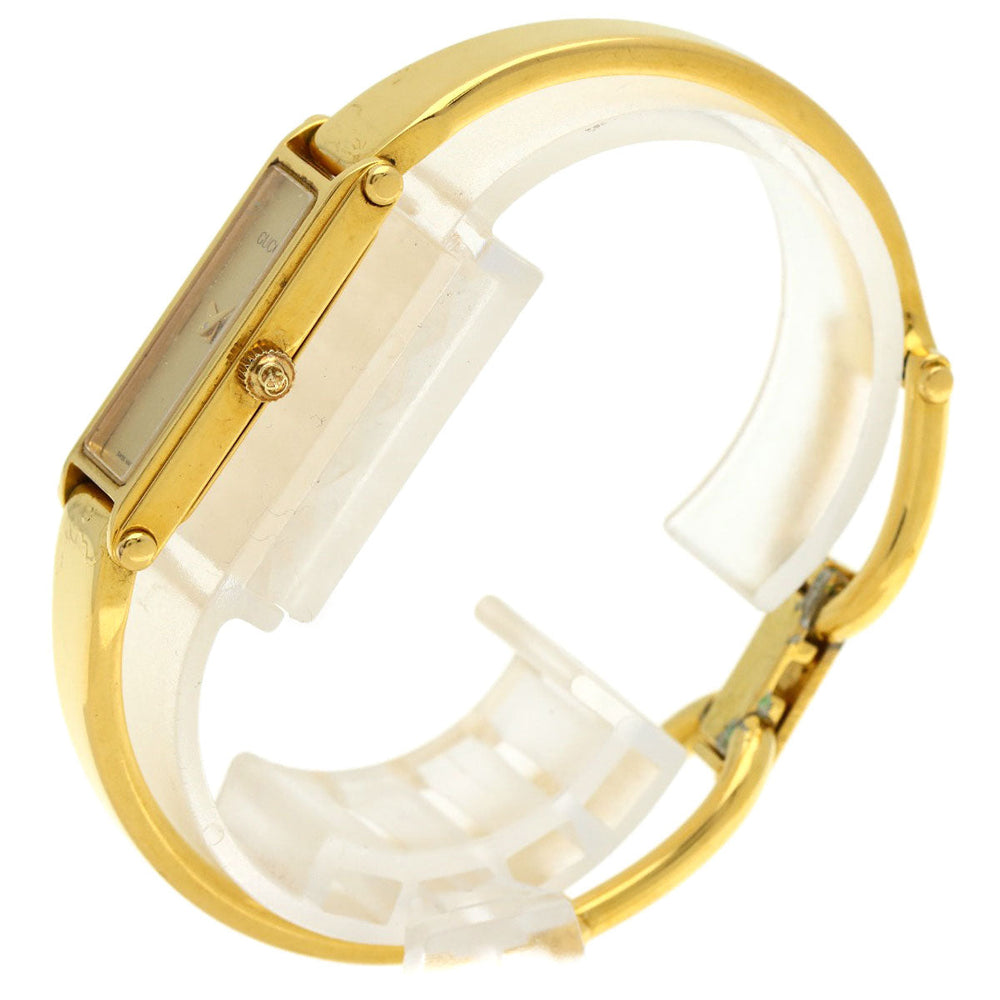 GUCCI Watches Quartz 1500L Gold Plated gold Square face gold dial