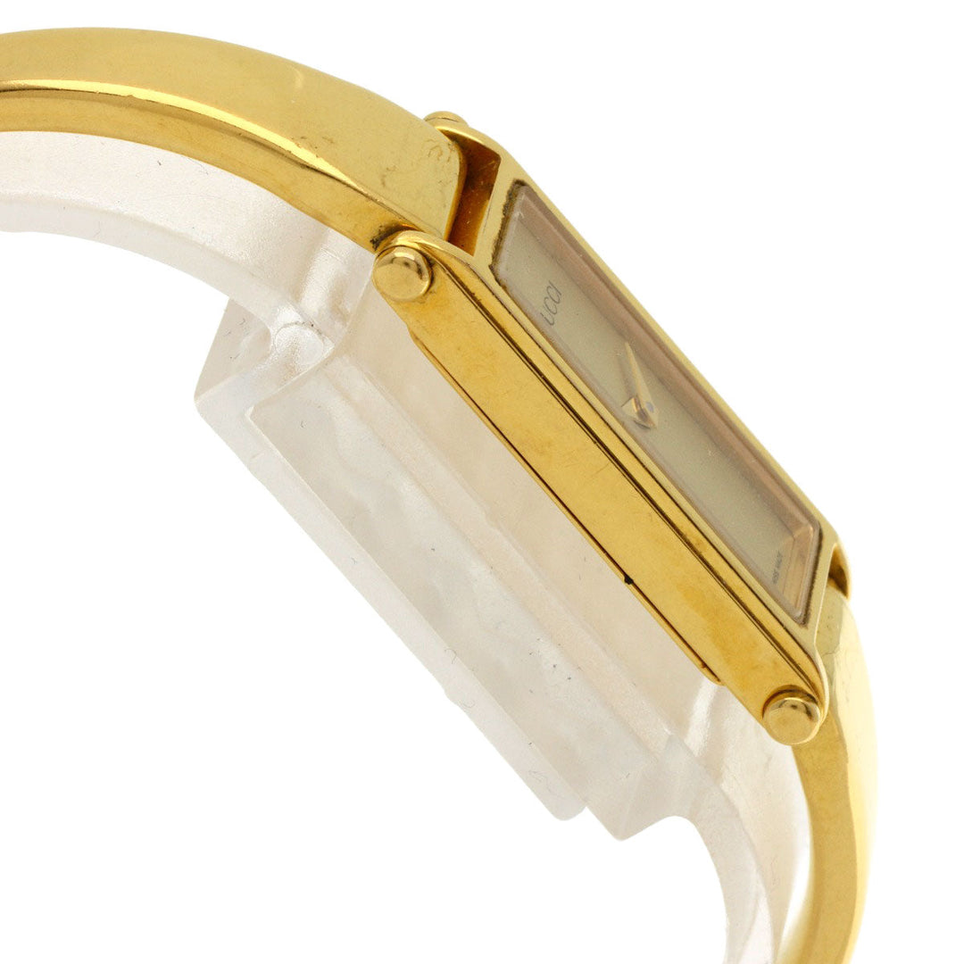 GUCCI Watches Quartz 1500L Gold Plated gold Square face gold dial