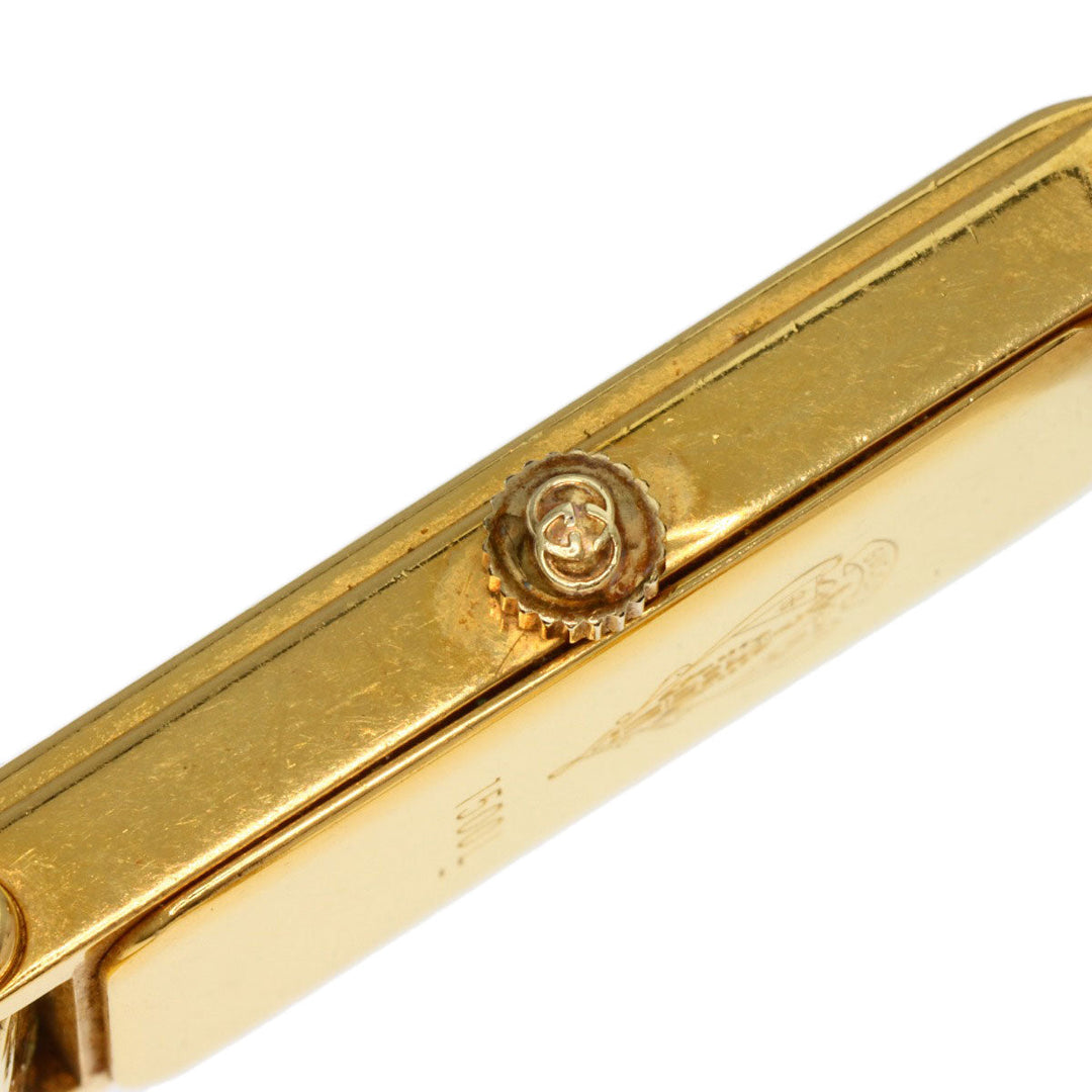 GUCCI Watches Quartz 1500L Gold Plated gold Square face gold dial