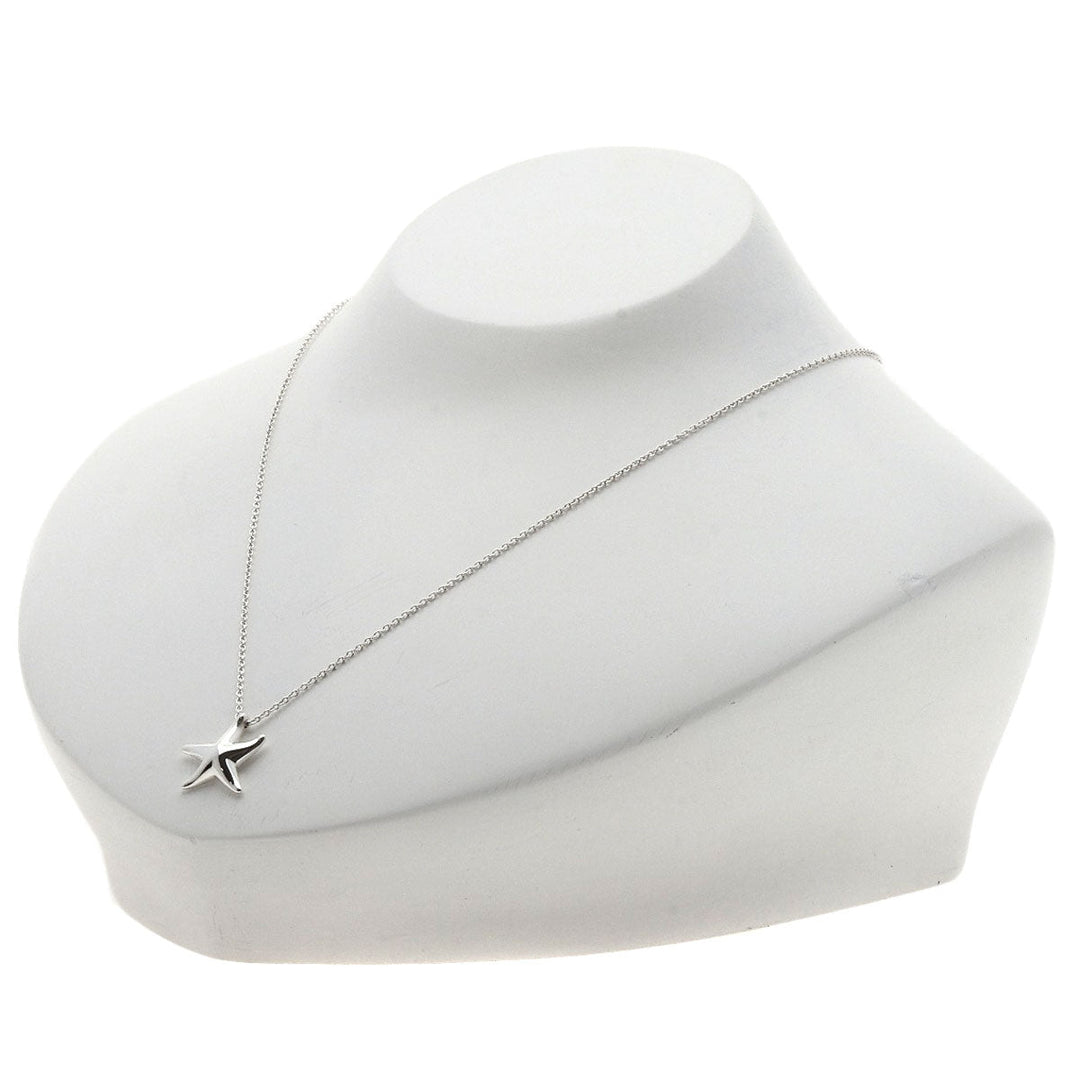 TIFFANY&Co. Necklace SV Silver Star fish Women Used Authentic