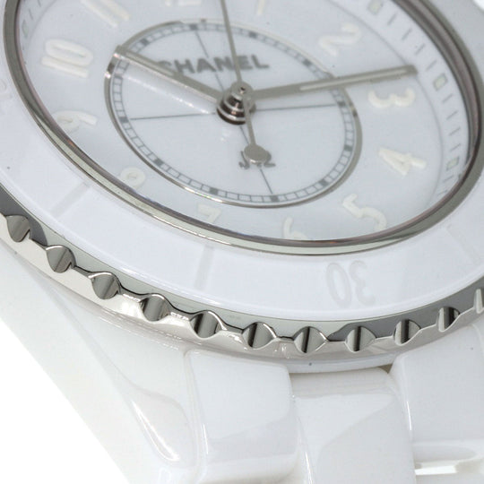 CHANEL Watches Quartz H6345 ceramic white J12 Phantom 1.3" Limited to 1200 pieces worldwide white dial