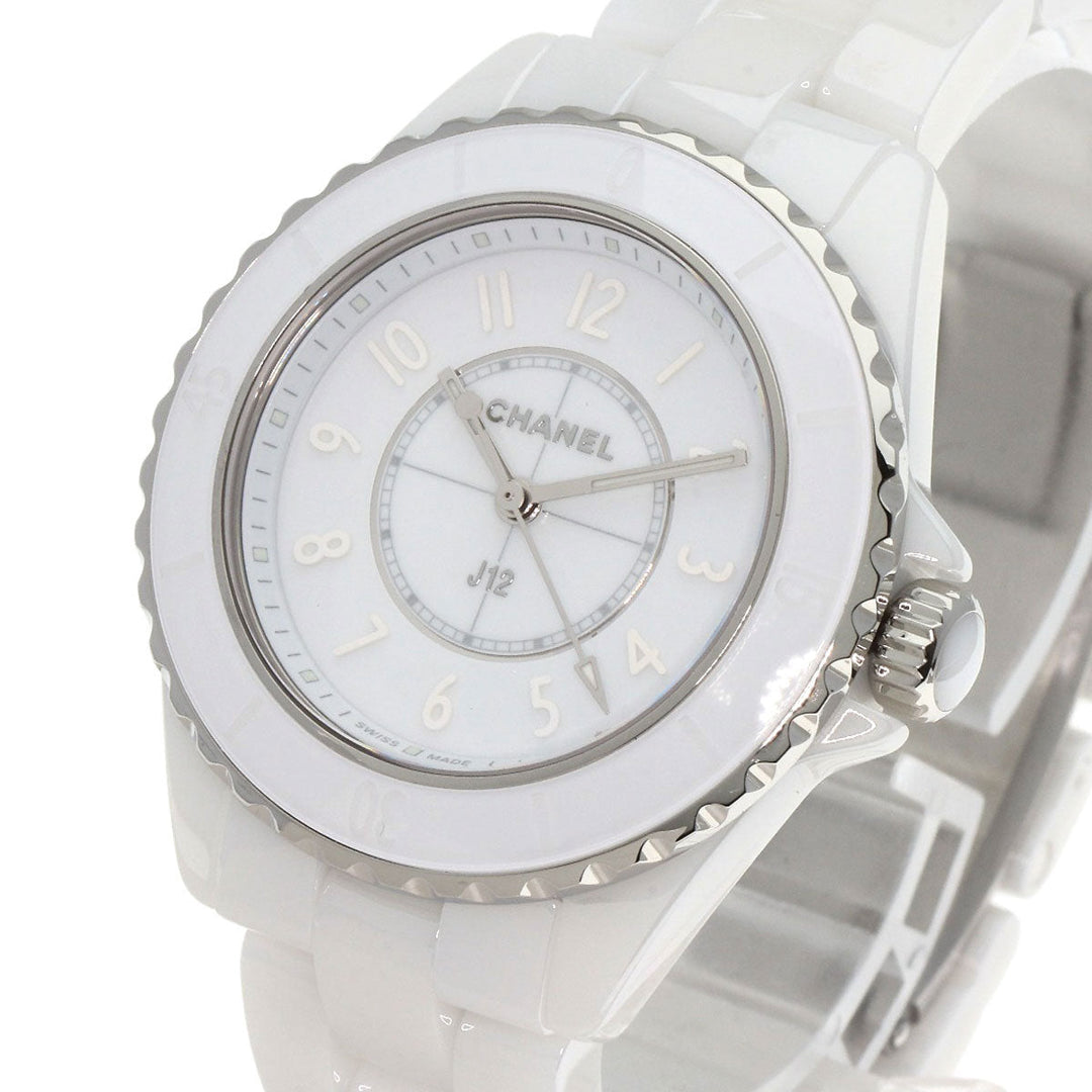 CHANEL Watches Quartz H6345 ceramic white J12 Phantom 1.3" Limited to 1200 pieces worldwide white dial