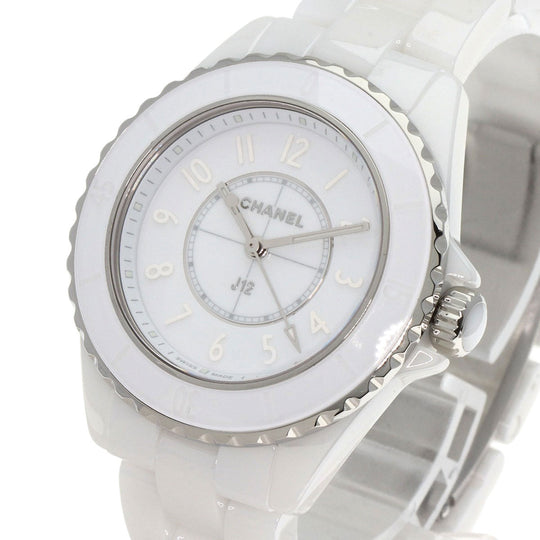 CHANEL Watches Quartz H6345 ceramic white J12 Phantom 1.3" Limited to 1200 pieces worldwide white dial