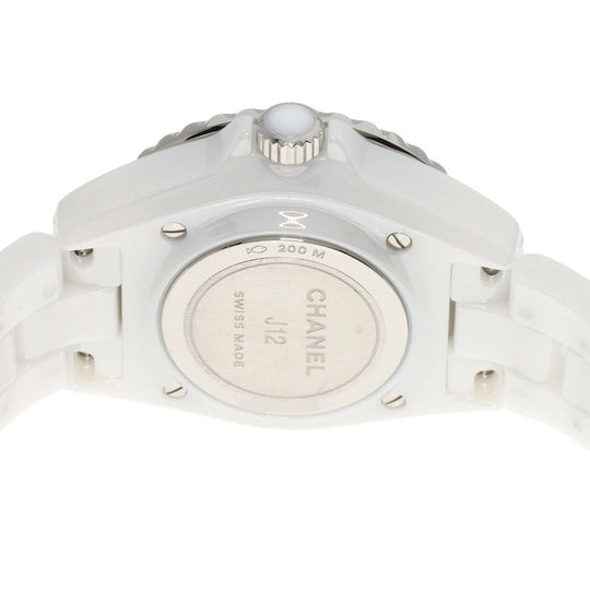 CHANEL Watches Quartz H6345 ceramic white J12 Phantom 1.3" Limited to 1200 pieces worldwide white dial
