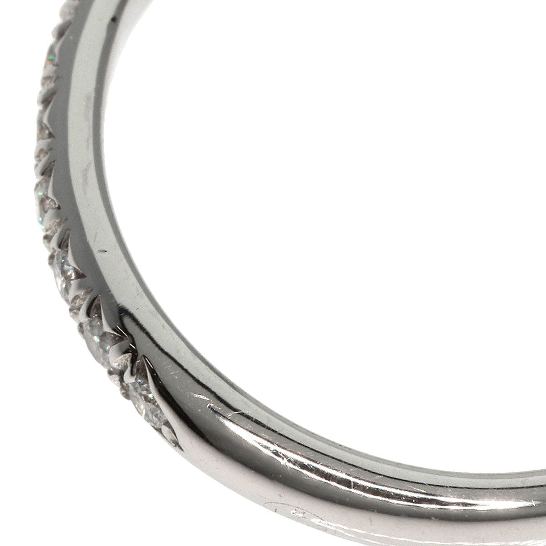 Chaumet Ring PT950 Silver Lien D'Amour Diamond Women Used Authentic