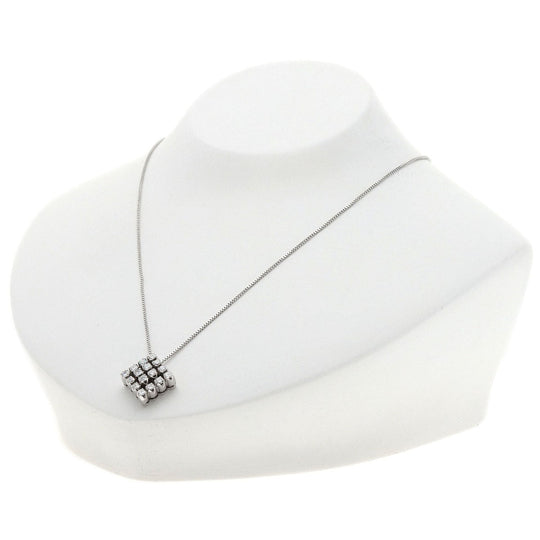 Damiani Necklace K18WG Silver diamond