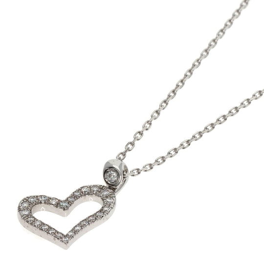 PIAGET Necklace K18WG Silver Limelight Diamond Women Used Authentic
