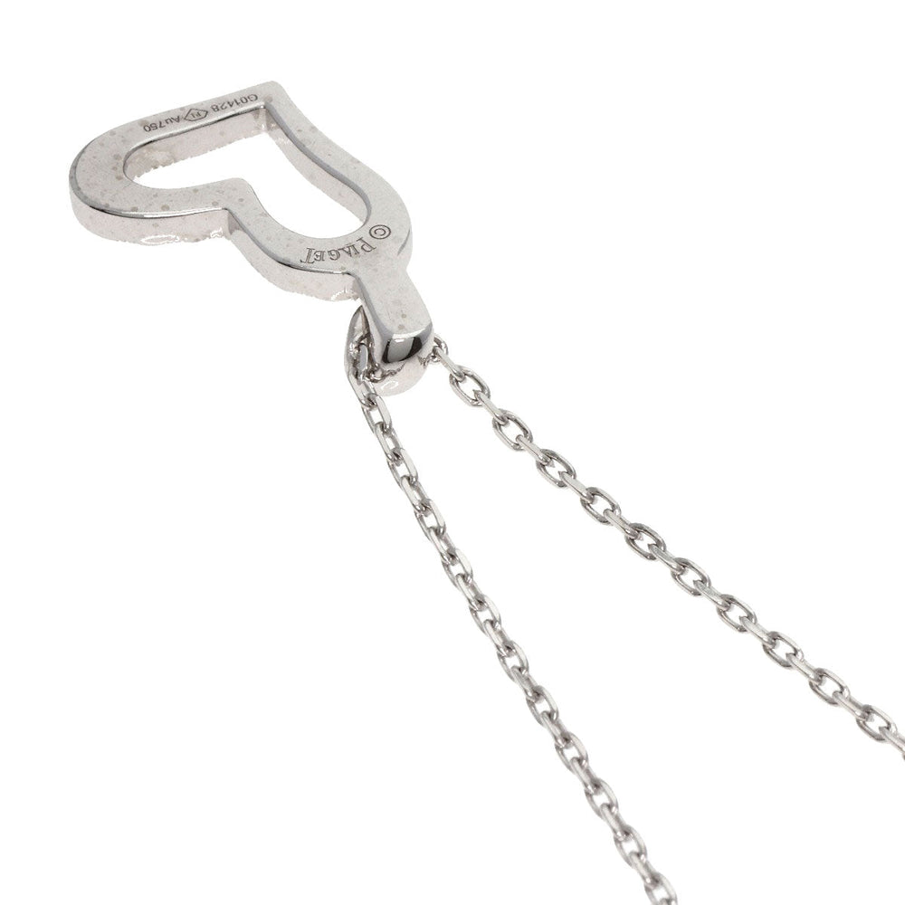 PIAGET Necklace K18WG Silver Limelight Diamond Women Used Authentic