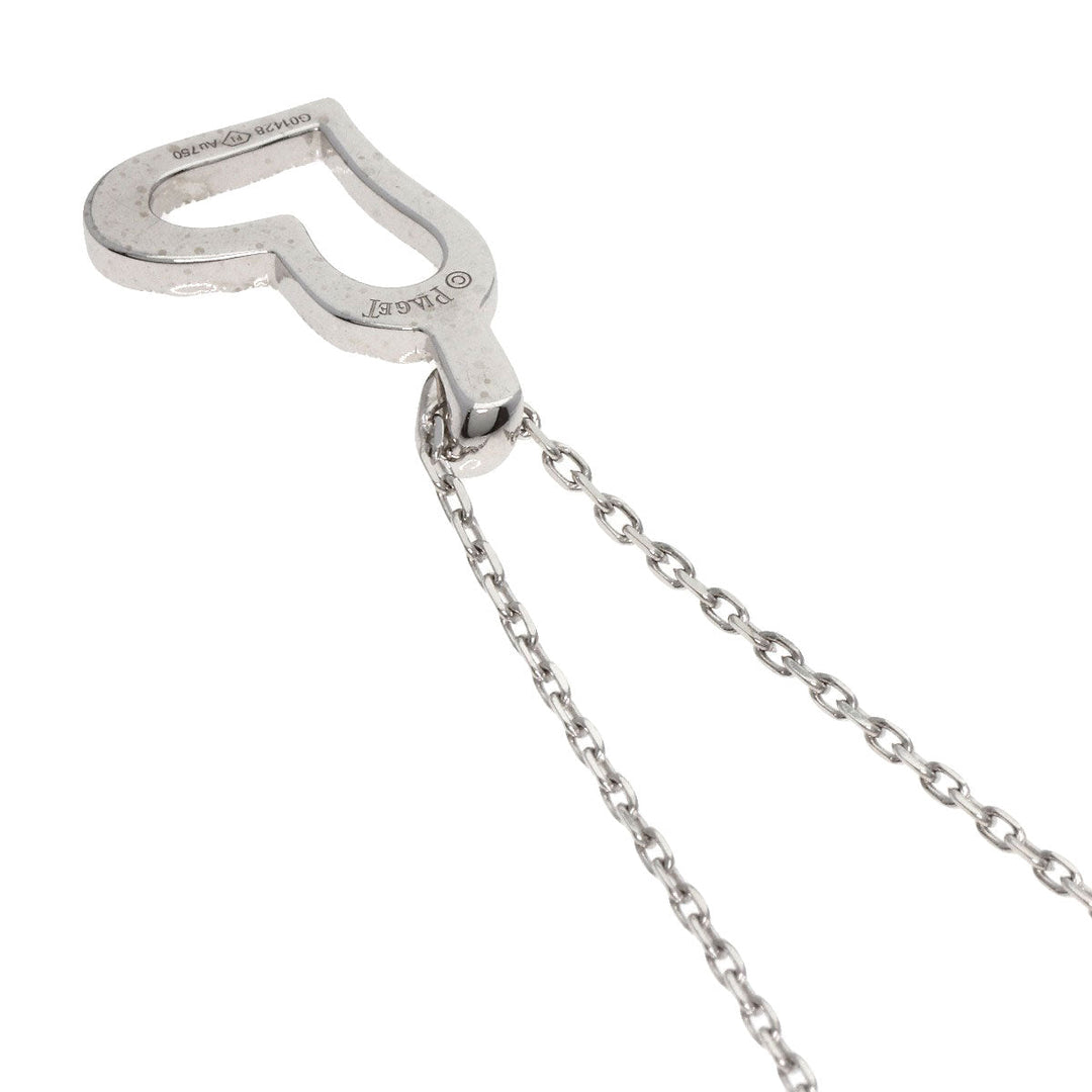 PIAGET Necklace K18WG Silver Limelight Diamond Women Used Authentic