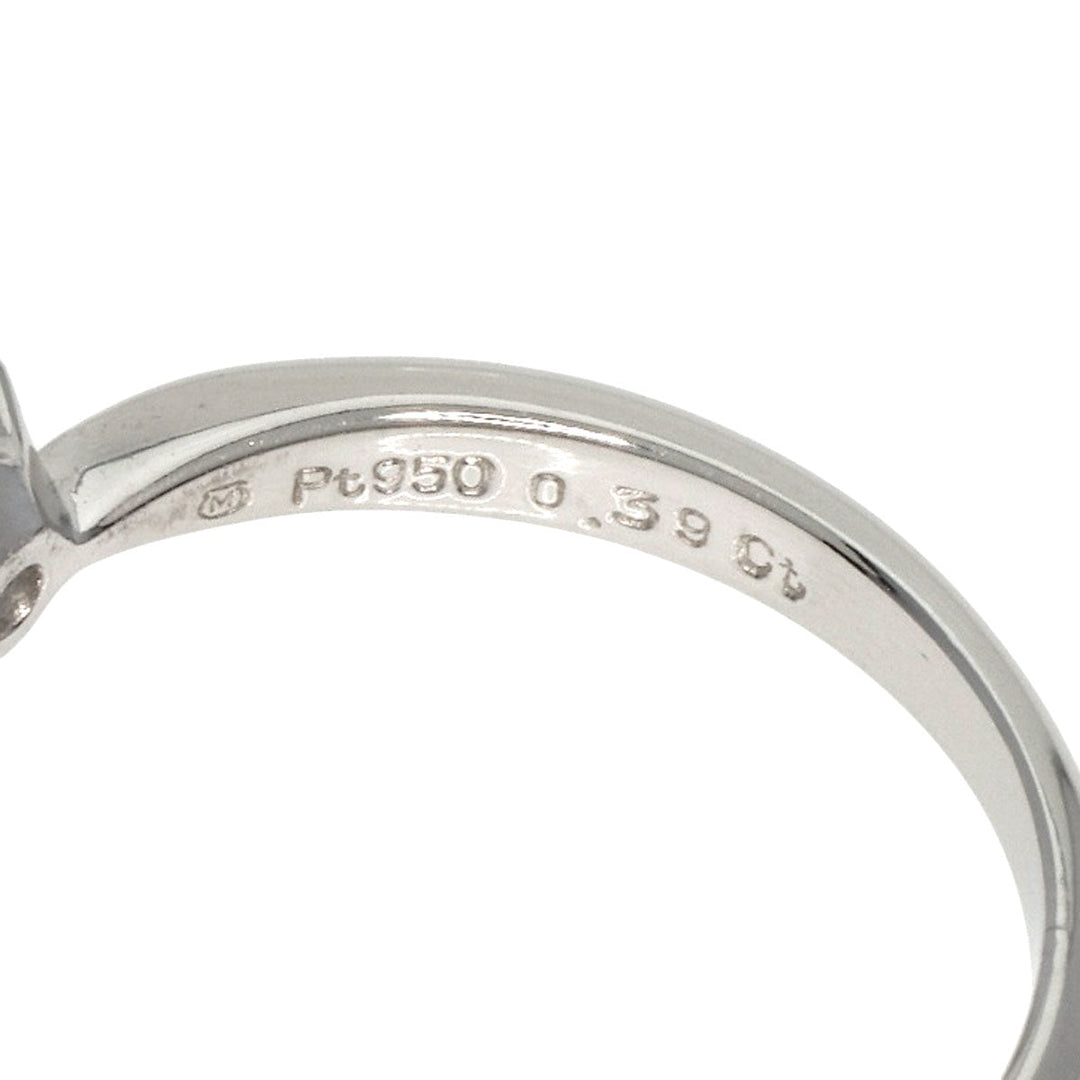 MIKIMOTO Ring PT950 Silver 1P diamond