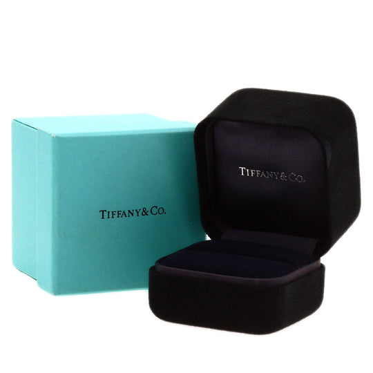 TIFFANY&Co. Ring PT950 Silver diamond Women Used Authentic