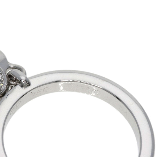 PIAGET Ring K18WG Silver Magic Garden Diamond #54 Women Used Authentic
