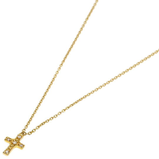 STAR JEWELRY Necklace 18K Yellow Gold gold Cross diamond