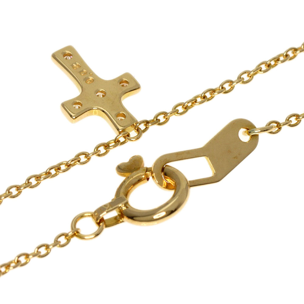 STAR JEWELRY Necklace 18K Yellow Gold gold Cross diamond