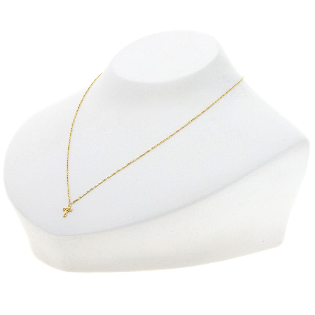 STAR JEWELRY Necklace 18K Yellow Gold gold Cross diamond