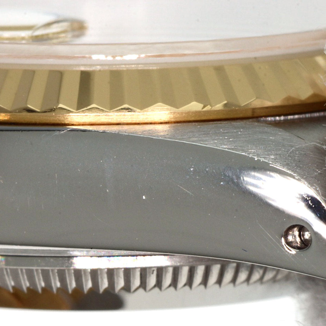 ROLEX Watches Mechanical Automatic 69173G Stainless Steel , SSxK18YG gold Datejust 10P Diamond Champagne Gold dial Women Used Authentic