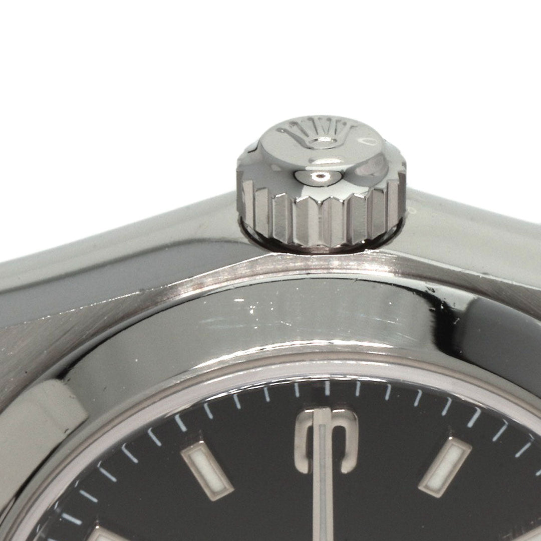 ROLEX Watches Mechanical Automatic 76080 Stainless Steel Silver Oyster Perpetual 369 black dial
