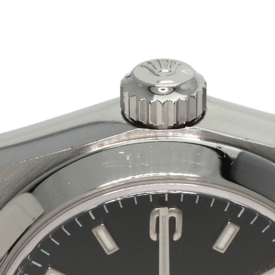 ROLEX Watches Mechanical Automatic 76080 Stainless Steel Silver Oyster Perpetual 369 black dial