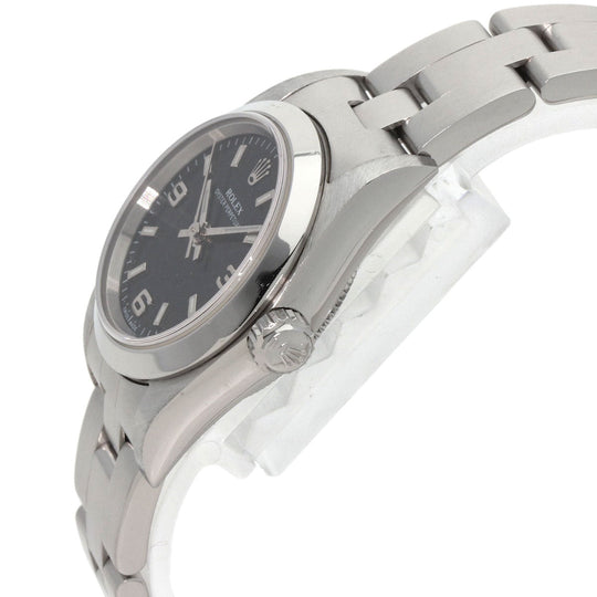 ROLEX Watches Mechanical Automatic 76080 Stainless Steel Silver Oyster Perpetual 369 black dial
