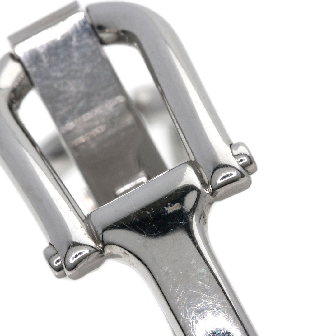 GUCCI Watches Quartz 1500L Stainless Steel , Stainless Steel Silver Square face black dial Women Used Authentic