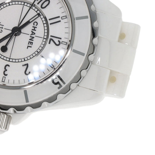 CHANEL Watches Quartz H0968 Ceramic, Ceramic white J12 1.3" white dial Women Used Authentic