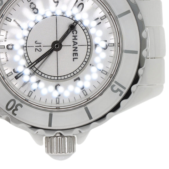 CHANEL Watches Quartz H0968 Ceramic, Ceramic white J12 1.3" white dial Women Used Authentic