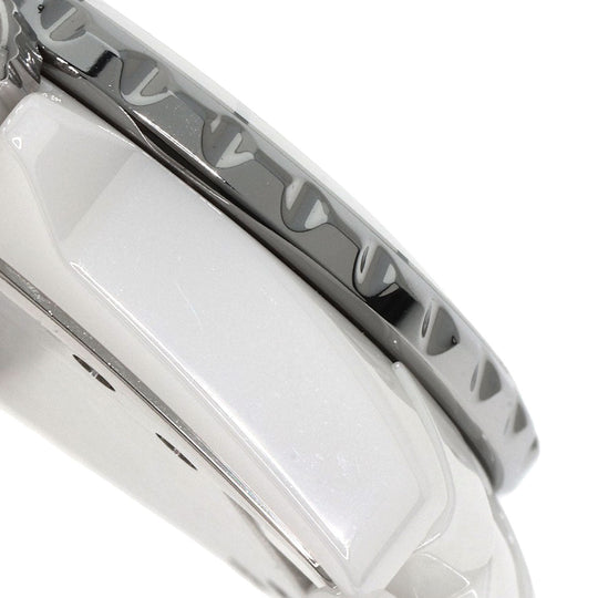 CHANEL Watches Quartz H0968 Ceramic, Ceramic white J12 1.3" white dial Women Used Authentic