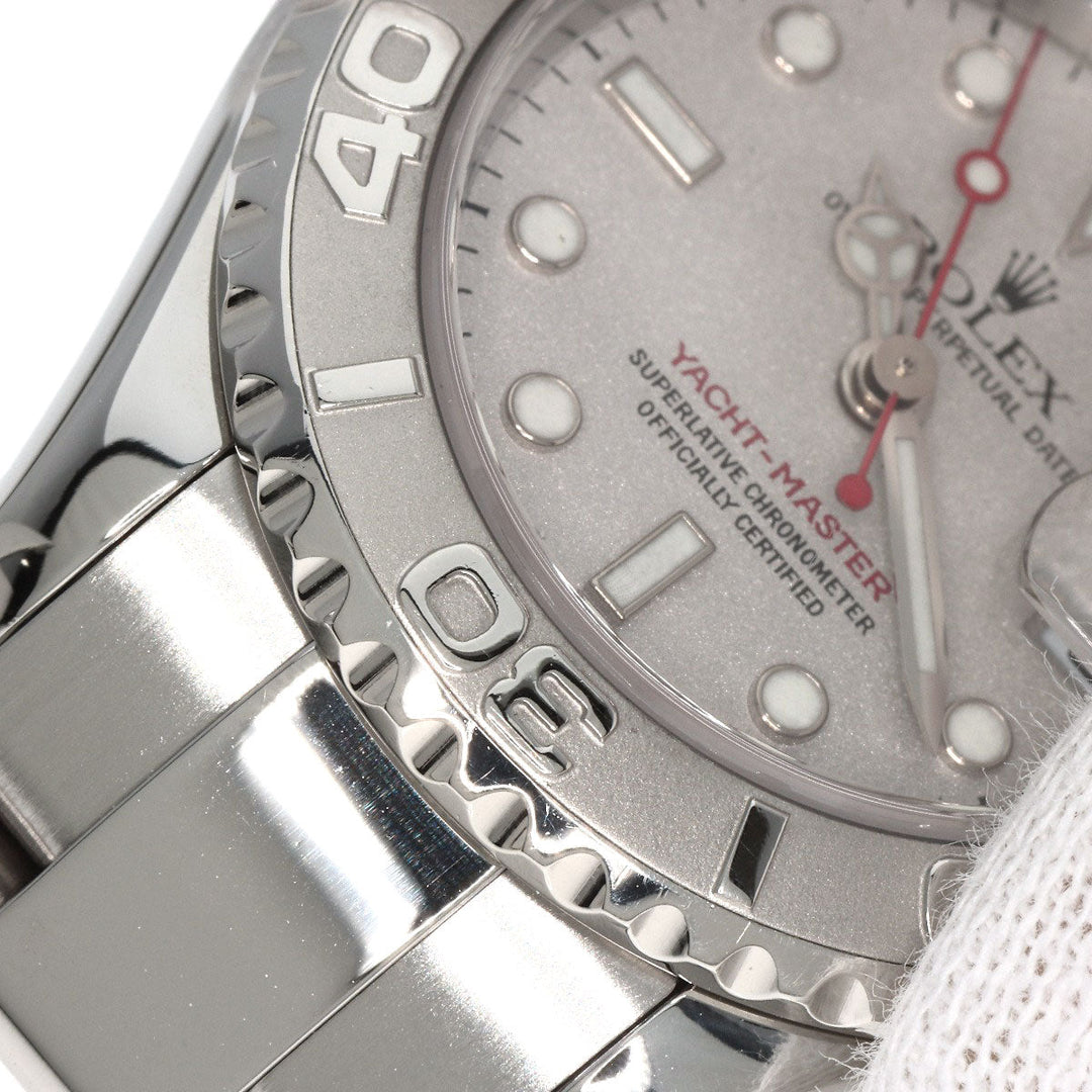 ROLEX Watches Mechanical Automatic 169622 Stainless Steel , Stainless Steel , PT Silver yacht master date Silver dial Women Used Authentic