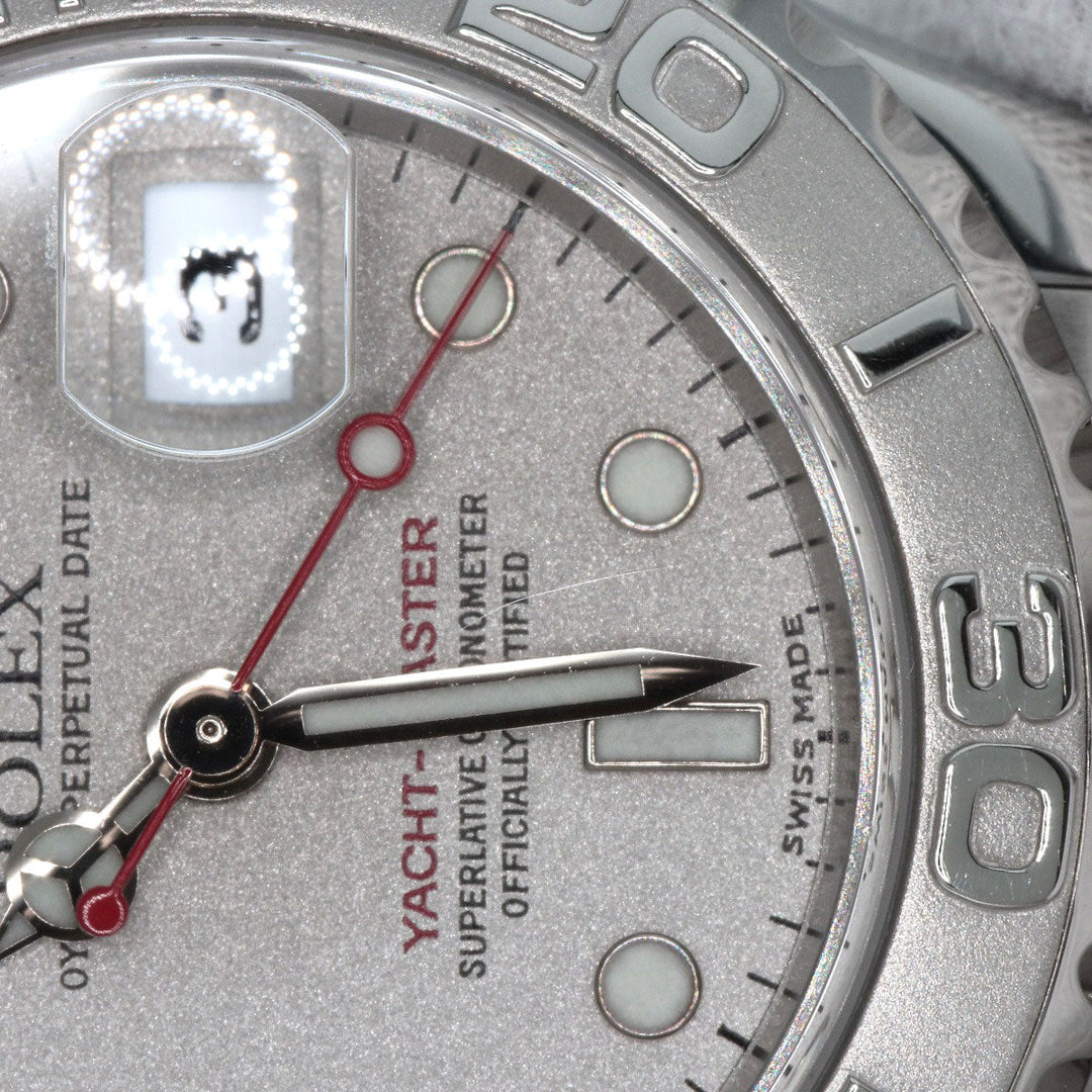 ROLEX Watches Mechanical Automatic 169622 Stainless Steel , Stainless Steel , PT Silver yacht master date Silver dial Women Used Authentic