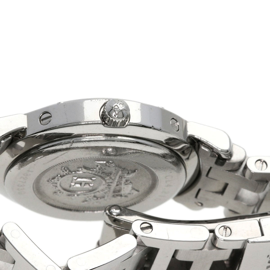 HERMES Watches Quartz CL4.210 Stainless Steel Silver Clipper white dial