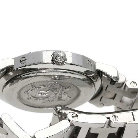HERMES Watches Quartz CL4.210 Stainless Steel Silver Clipper white dial
