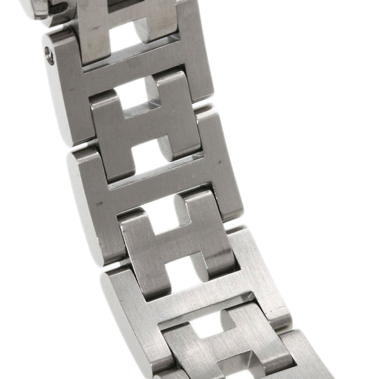 HERMES Watches Quartz CL4.210 Stainless Steel Silver Clipper white dial