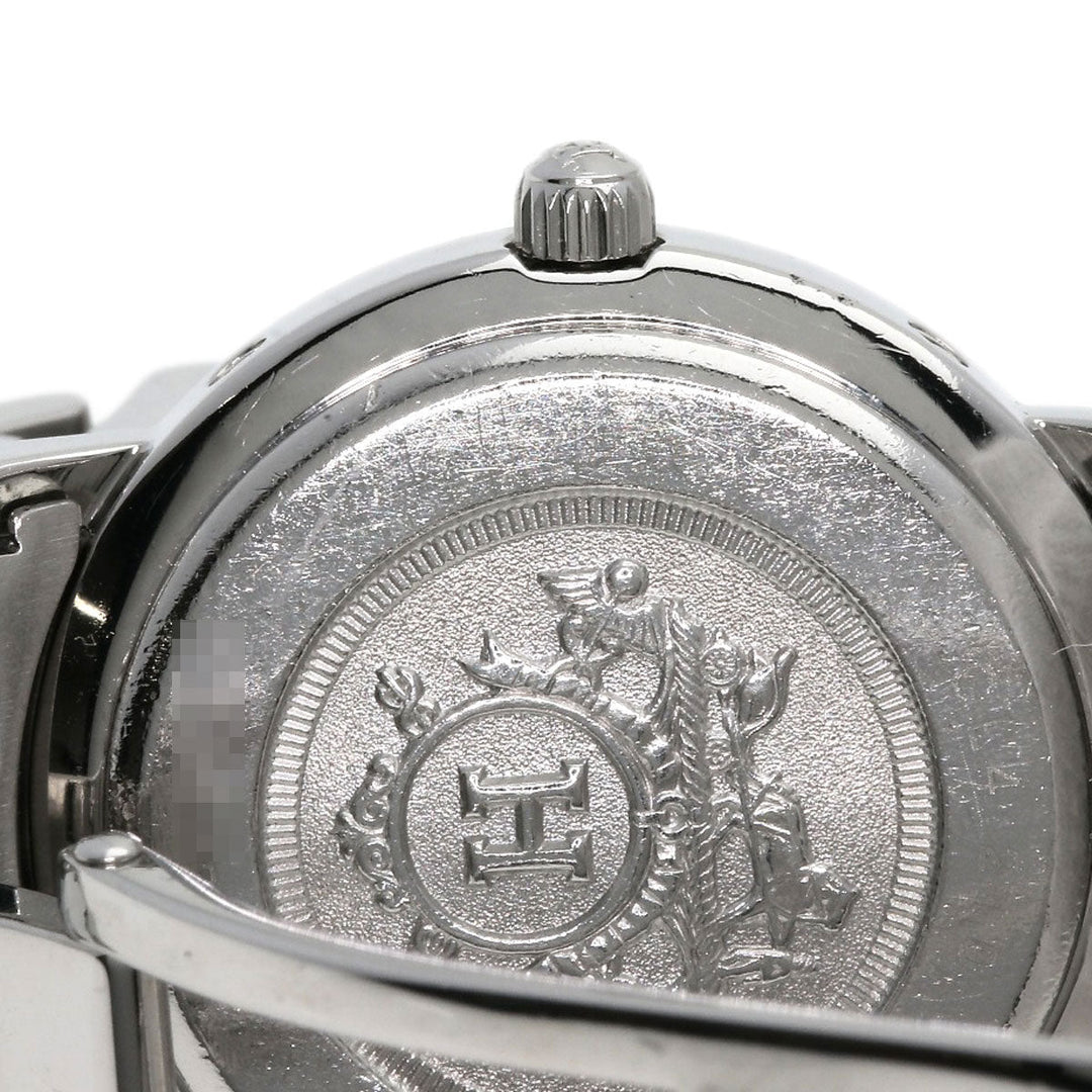 HERMES Watches Quartz CL4.210 Stainless Steel Silver Clipper white dial