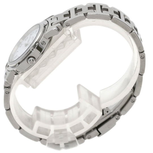 HERMES Watches Quartz CL4.210 Stainless Steel Silver Clipper white dial