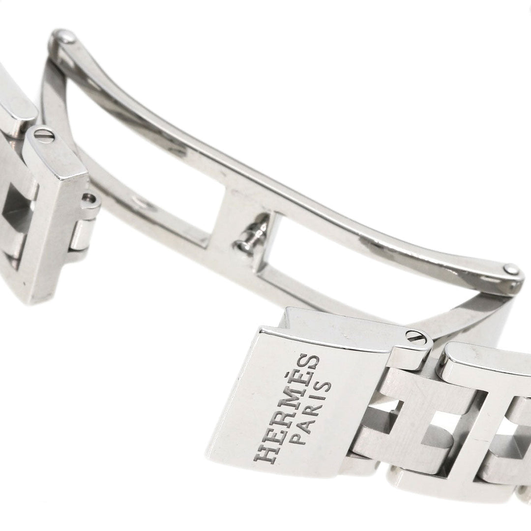 HERMES Watches Quartz CL4.210 Stainless Steel Silver Clipper white dial