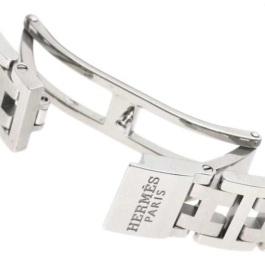 HERMES Watches Quartz CL4.210 Stainless Steel Silver Clipper white dial