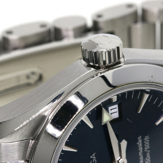 OMEGA Watches Quartz 2577.80 Stainless Steel , Stainless Steel Silver Seamaster Aqua Terra blue dial Women Used Authentic