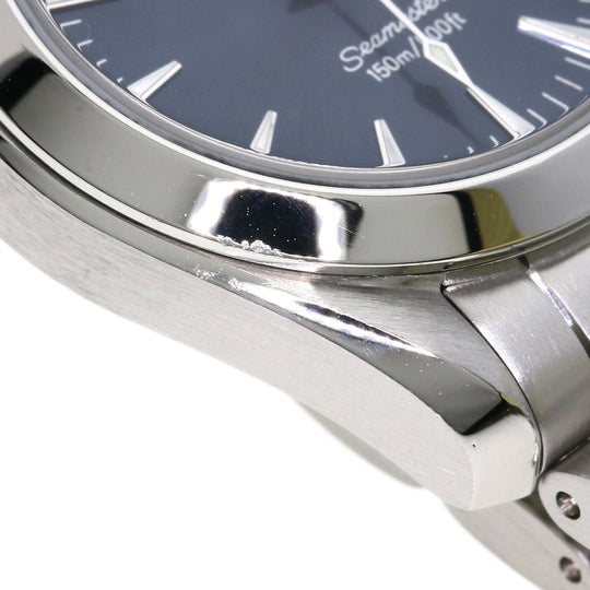 OMEGA Watches Quartz 2577.80 Stainless Steel , Stainless Steel Silver Seamaster Aqua Terra blue dial Women Used Authentic