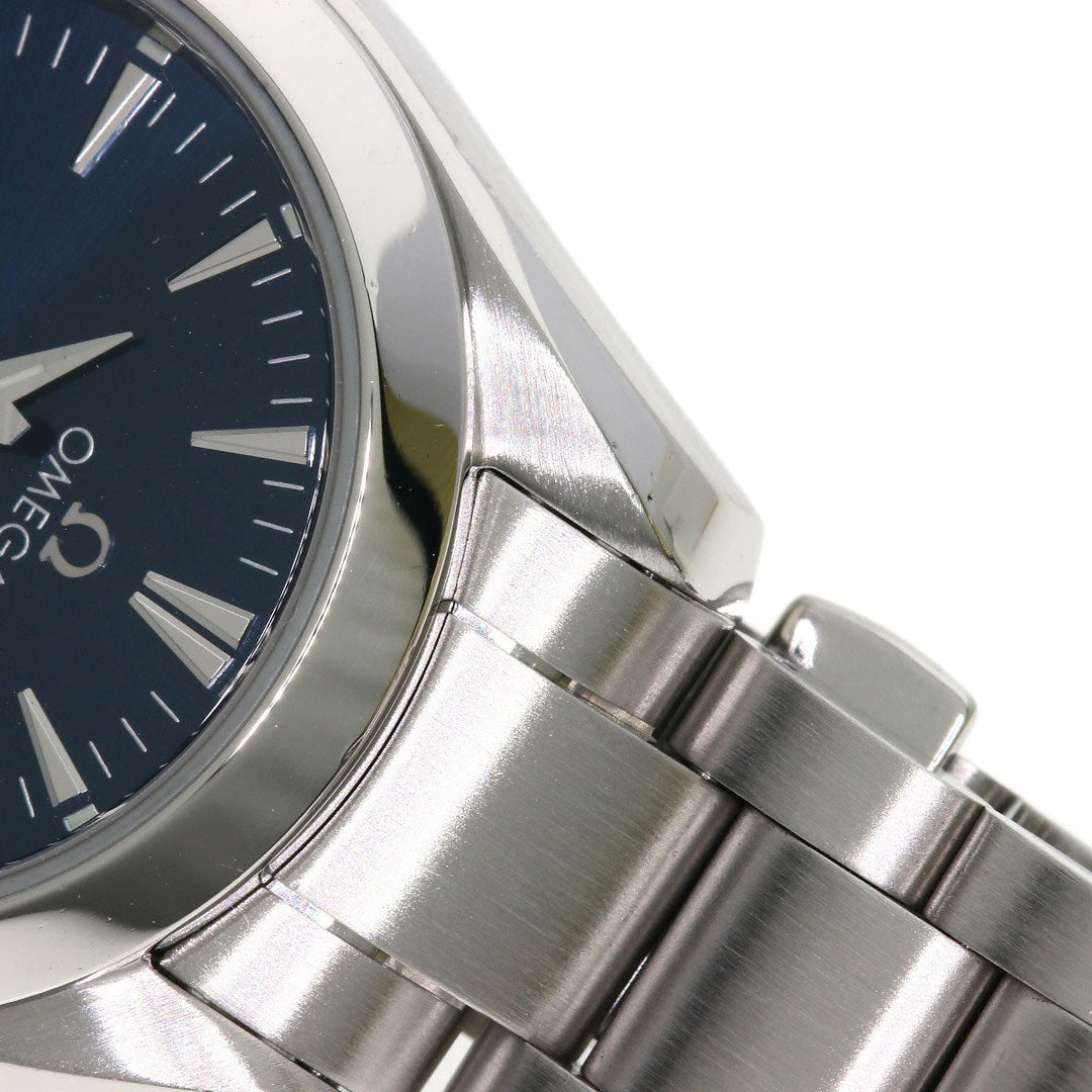 OMEGA Watches Quartz 2577.80 Stainless Steel , Stainless Steel Silver Seamaster Aqua Terra blue dial Women Used Authentic