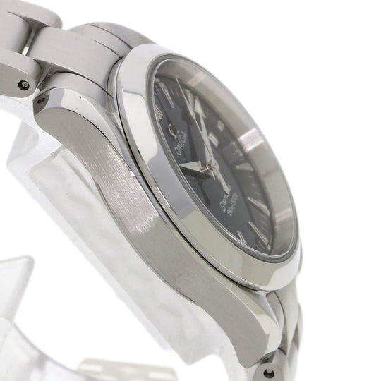 OMEGA Watches Quartz 2577.80 Stainless Steel , Stainless Steel Silver Seamaster Aqua Terra blue dial Women Used Authentic