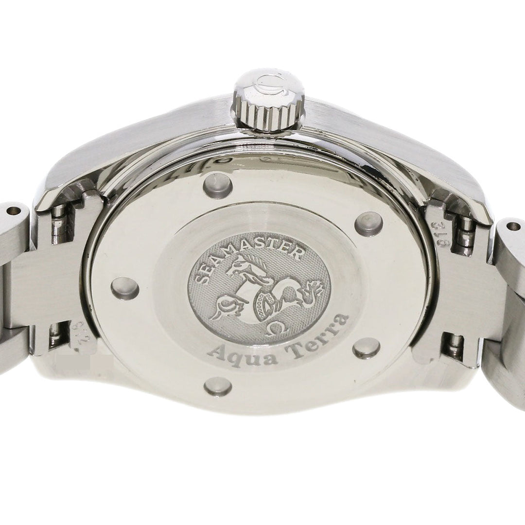 OMEGA Watches Quartz 2577.80 Stainless Steel , Stainless Steel Silver Seamaster Aqua Terra blue dial Women Used Authentic