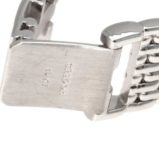 SEIKO Watches Quartz 1E70-0A60 K18WG, K18WG, Diamond Silver CREDOR Diamond diamond dial Women Used Authentic