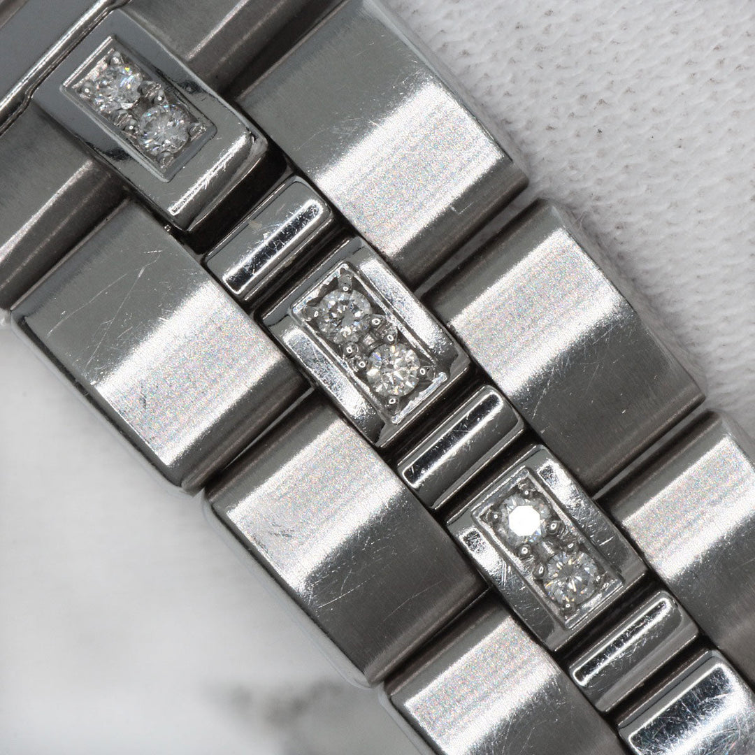 SEIKO Watches Quartz GSWE961 Stainless Steel , Stainless Steel Silver CREDOR Signo Diamond white dial Women Used Authentic