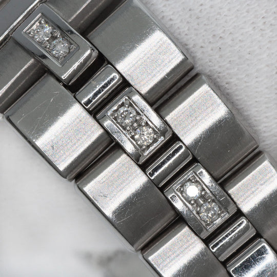 SEIKO Watches Quartz GSWE961 Stainless Steel , Stainless Steel Silver CREDOR Signo Diamond white dial Women Used Authentic