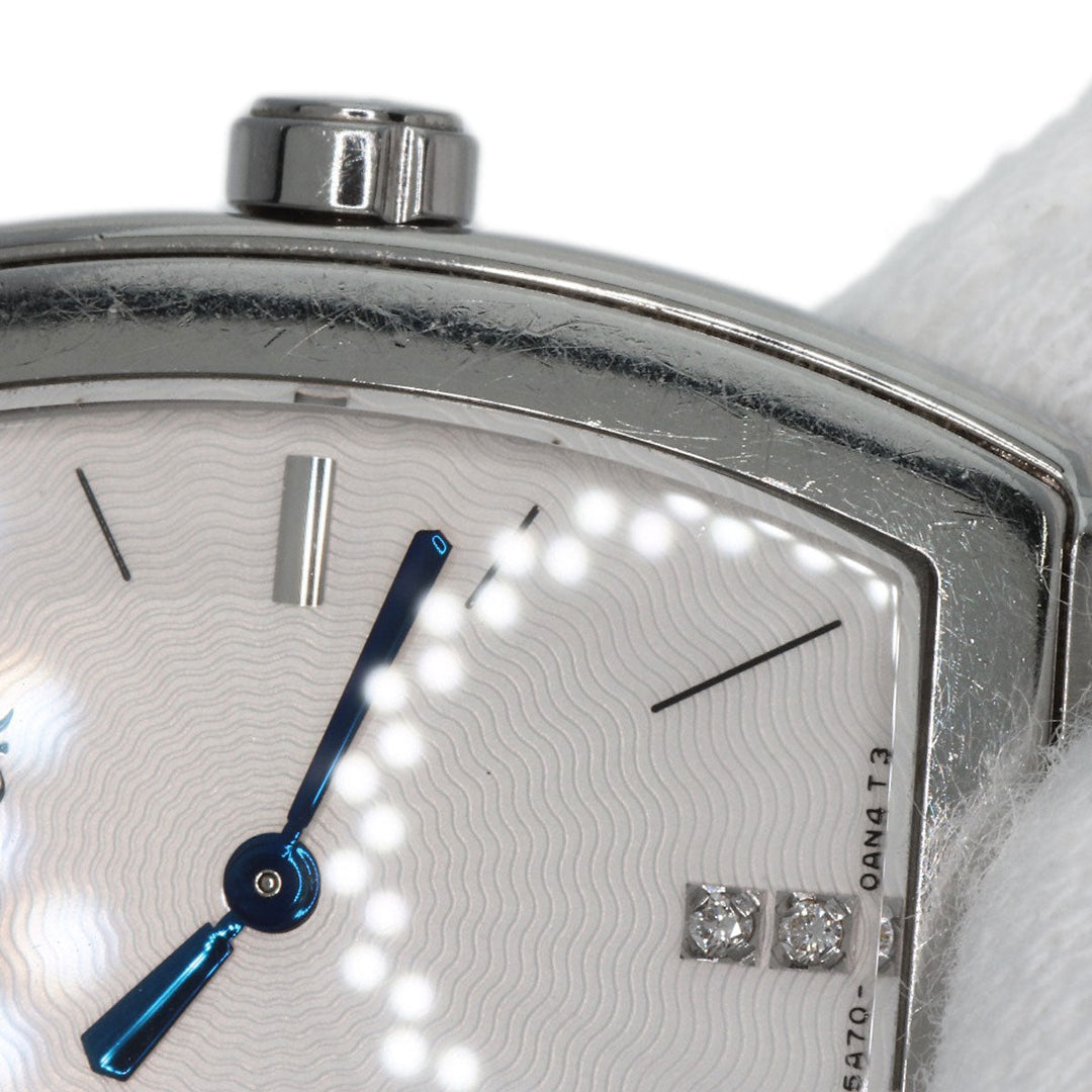 SEIKO Watches Quartz GSWE961 Stainless Steel , Stainless Steel Silver CREDOR Signo Diamond white dial Women Used Authentic