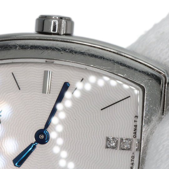 SEIKO Watches Quartz GSWE961 Stainless Steel , Stainless Steel Silver CREDOR Signo Diamond white dial Women Used Authentic