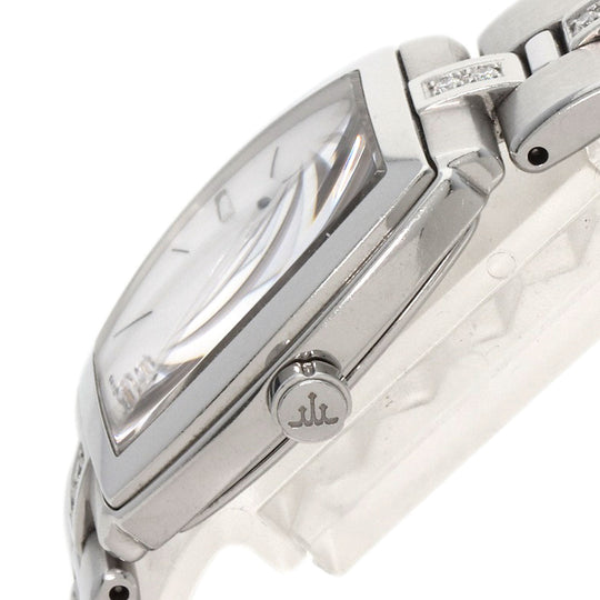 SEIKO Watches Quartz GSWE961 Stainless Steel , Stainless Steel Silver CREDOR Signo Diamond white dial Women Used Authentic